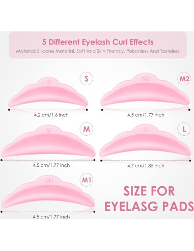 Kit de Elevación de Pestañas Chumia - 52 Piezas con Silicona