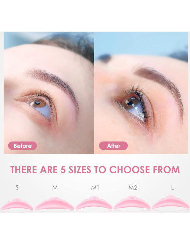 Kit de Elevación de Pestañas Chumia - 52 Piezas con Silicona