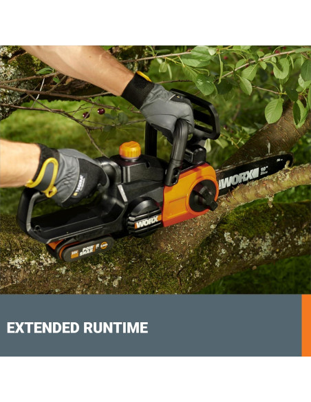 Motosierra Inalámbrica Worx WG322 20V 25.4 cm Auto-Tensión