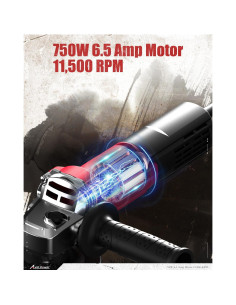 Amoladora Angular Eléctrica AVID POWER 750W 4.5" con Ruedas 2