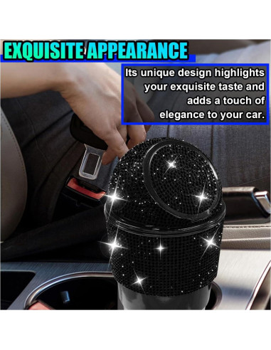 Bote de Basura para Auto UHANBUT Resistente al Agua 19.3 cm