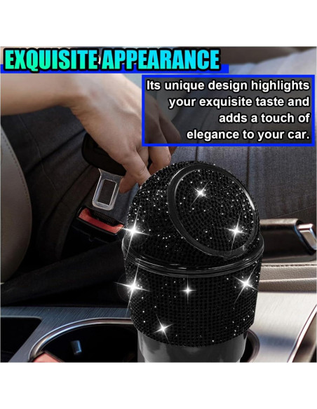 Bote de Basura para Auto UHANBUT Resistente al Agua 19.3 cm