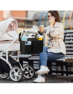 Organizador Expandible para Carriola Xin Beida con Portavasos 2