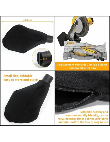 Bolsa de Polvo XHBAN N126162 para Sierra Ingletadora 4.1 cm