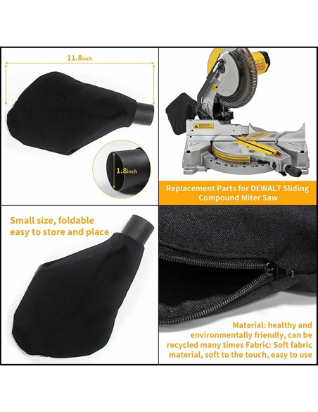 Bolsa de Polvo XHBAN N126162 para Sierra Ingletadora 4.1 cm