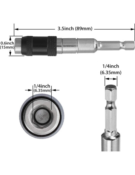 Soporte de Broca Pivotante Toolcool 2 Piezas 20 Grados