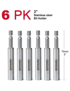 Soporte de Puntas 6PACK Acero Inoxidable 3" Magnético 2