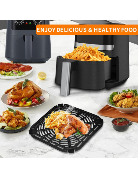 Bandeja de Parrilla para Freidora de Aire BLACK+DECKER 20x20cm