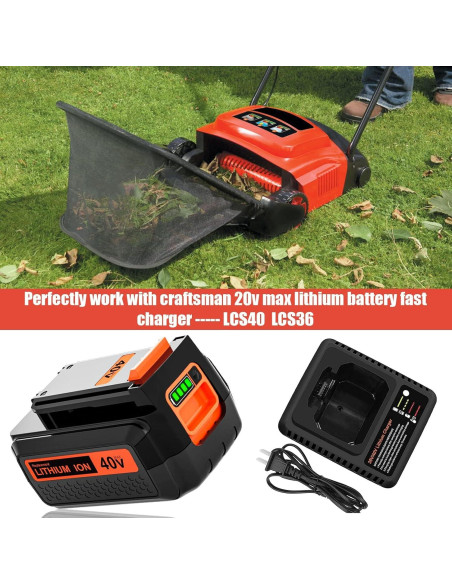 Batería Litio 40V 3600mAh Reemplazo Black & Decker LBX2040
