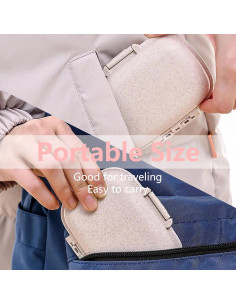 Organizador de Pastillas de Viaje CLRZOL 8 Compartimentos 2