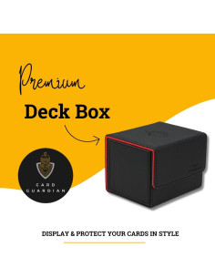 Caja de Barajas Premium Guardian de Cartas Negra para 120 Cartas 2