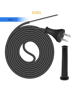 Cable de Alimentación 3.05m 18 Ga para DeWalt DW100 DW101 2