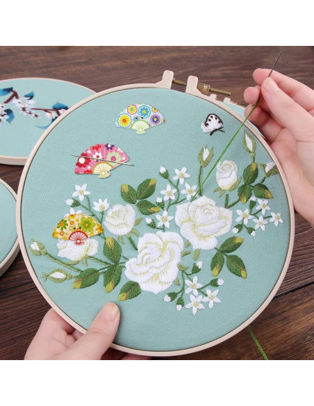 4 Sujetadores Magnéticos de Agujas para Bordado - Changshalijunmaoyi