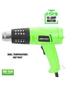 Pistola de Calor Doble Temperatura OEMTOOLS 24665 1200W 2