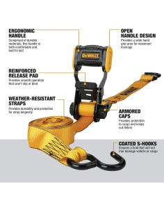 Correas de Amarre DEWALT DXBC18002 3.18 cm x 3.66 m 2 Unidades 2