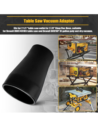 Adaptador de Vacío Dewalt DWE7491RS 6.35 cm a 4.76 cm