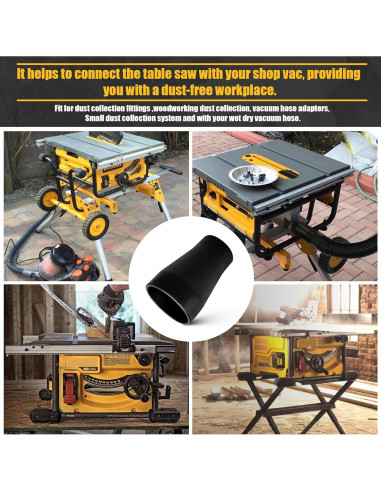 Adaptador de Vacío Dewalt DWE7491RS 6.35 cm a 4.76 cm