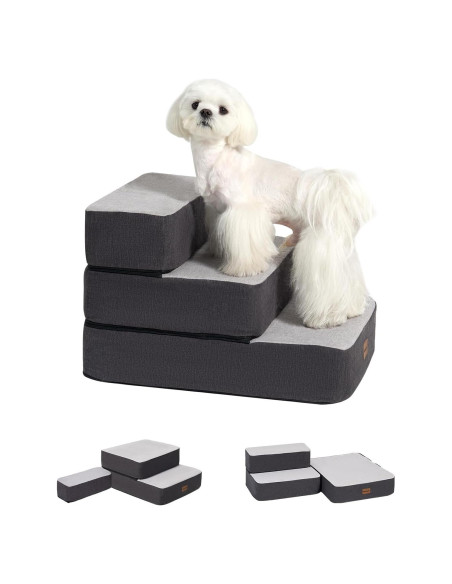 Escaleras Ajustables para Perros Garnpet 3 Pasos Antideslizantes