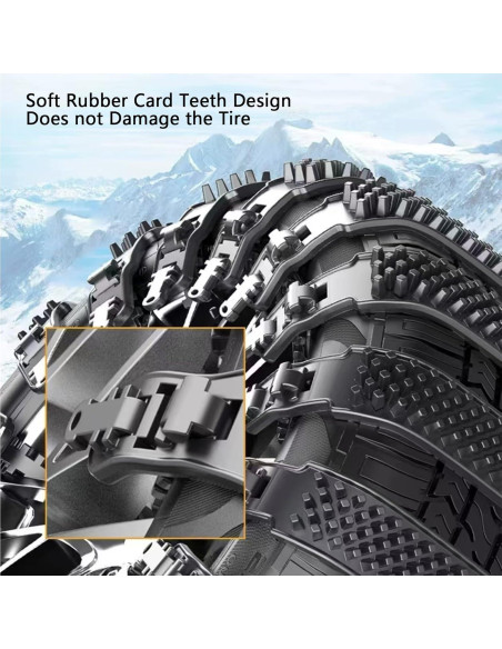 Cadenas de Neumáticos Antideslizantes Tinsaen 2025 para Nieve