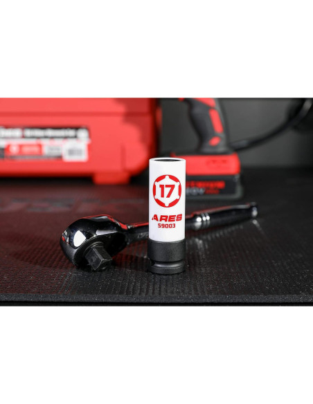 Dado para Tuercas 17mm ARES 59003 con Funda Protectora