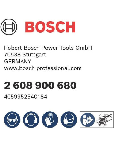 Red de Lijado Bosch Expert M480 125 mm Grano 80 - 50 Piezas