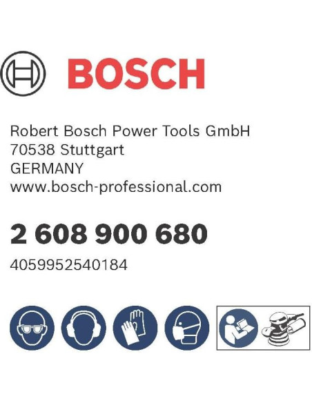 Red de Lijado Bosch Expert M480 125 mm Grano 80 - 50 Piezas
