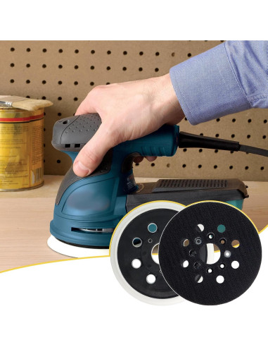 Pad de Lijado 5" Gancho y Bucle Poweka RS035 Compatible Bosch