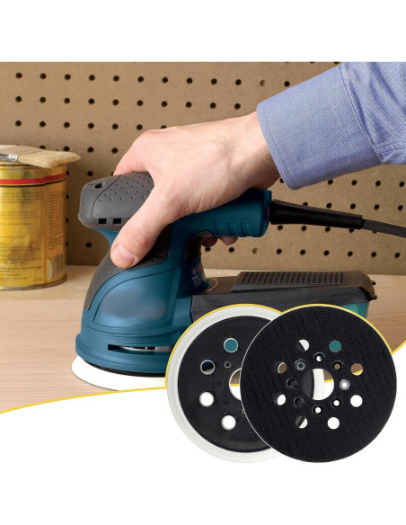 Pad de Lijado 5" Gancho y Bucle Poweka RS035 Compatible Bosch