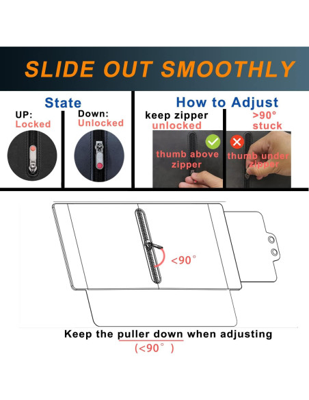 Extensor de Visera de Sol Zeyitian para Automóvil Lado Conductor