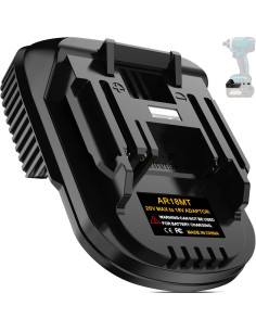 Adaptador de Batería 18V Li-ion NUOGEDZ para Makita y Ridgid 2