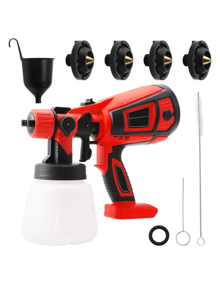 Pulverizador de Pintura Eléctrico LASIEYO 800W 900ml HVLP Pulverizador de Pintura Eléctrico LASIEYO 800W 900ml HVLP