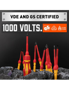 Juego de Destornilladores Aislados HORUSDY 1000V - 13 Piezas 2