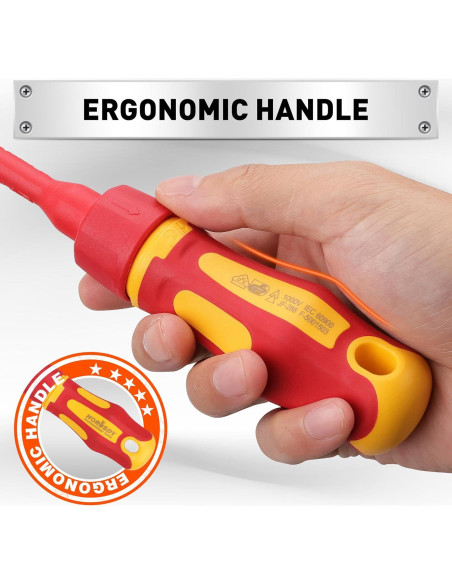 Juego de Destornilladores Aislados HORUSDY 1000V - 13 Piezas