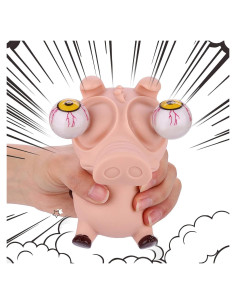 Juguete Squeeze Beige-Pig ZHT para Alivio de Estrés y TDAH