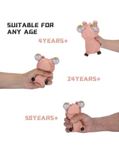 Juguete Squeeze Beige-Pig ZHT para Alivio de Estrés y TDAH 2