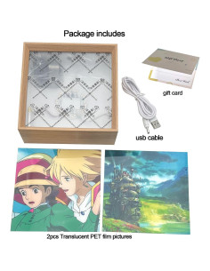 Caja de Música LED Táctil Pursuestar - Castillo Ambulante 15.24cm 2