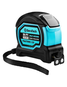 Cinta Métrica Duratech 7.62m Auto-Bloqueo Magnética Doble Cara