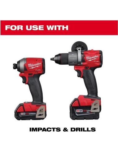 Bit de Paso Milwaukee SHOCKWAVE 1/8 a 1/2" Titanio