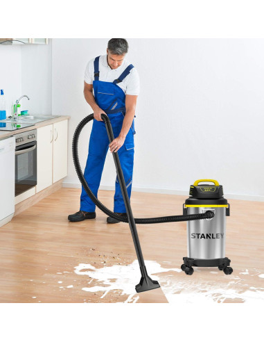 Aspiradora Húmeda/Seca Stanley SL18129 15.14L 4HP Acero Inoxidable