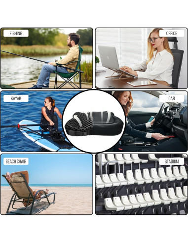 Cojín de Asiento Antideslizante NEW-Vi para Kayak - Gel Impermeable