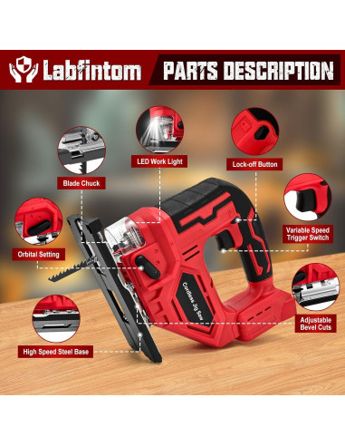 Sierra de calar inalámbrica Milwaukee 18V sin escobillas