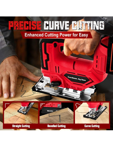 Sierra de calar inalámbrica Milwaukee 18V sin escobillas