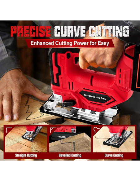 Sierra de calar inalámbrica Milwaukee 18V sin escobillas