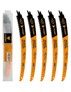 Hojas de Sierra Recíproca FOXBC 30.48 cm 6TPI - Paquete de 5 2