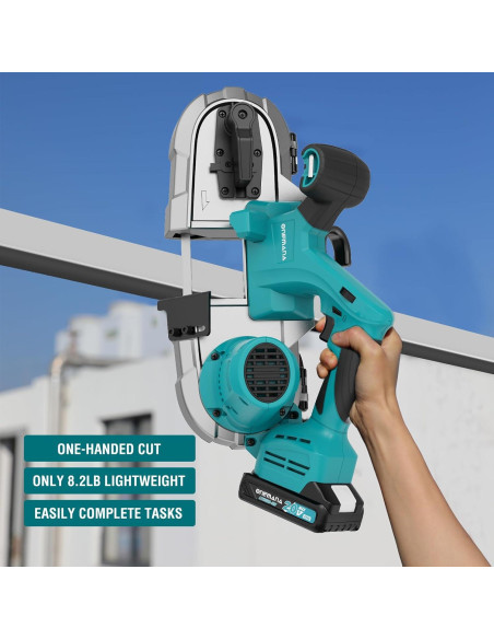 Sierra de Banda Inalámbrica ONEMANA 20V 2.5" para Metal