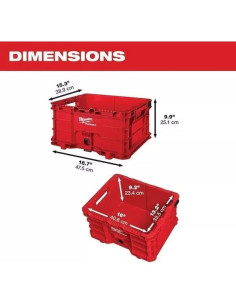 Caja de Herramientas Plástica LISAN 48-22-8440 Roja 47.6 cm 2