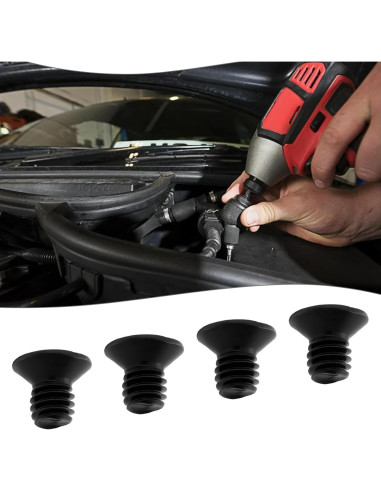 10 Tornillos de Cabeza Plana LT Easiyl M4 6mm Compatible Milwaukee