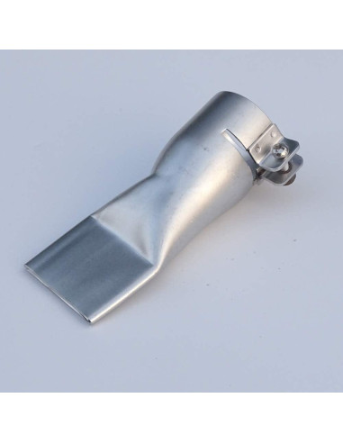Boquilla Plana de 40mm Acero Inoxidable para Soldador de Plástico