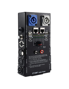 Probador de Cable de Audio MFL 13-en-1 con LED y 8 Vías