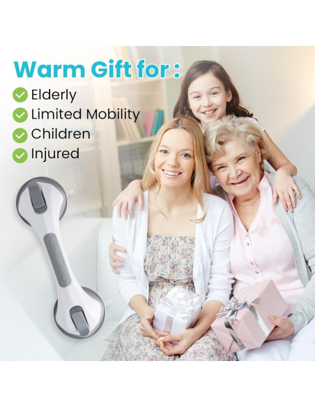 Barra de Ducha TAILI 30.48 cm Gris para Seguridad en Baño